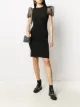 Image 2 of Karl Lagerfeld organza sleeve dress