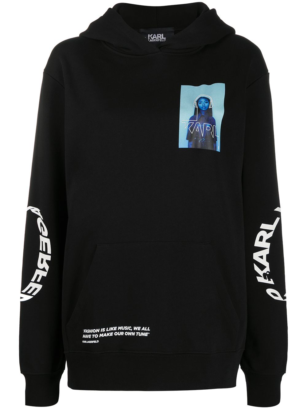 hoodie à imprimé graphique