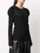 Karl Lagerfeld ruched long-sleeve top