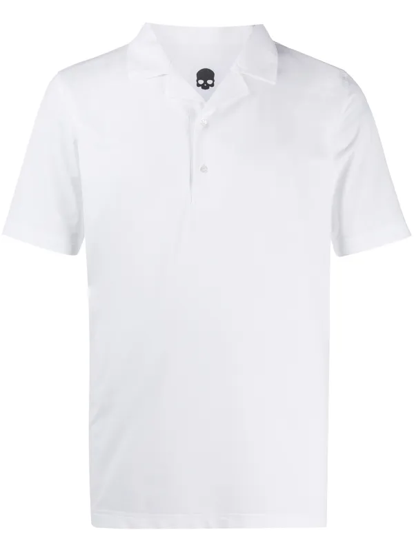 Mens White Hydrogen Polo Short Sleeve Shirt size Small 50/% OFF
