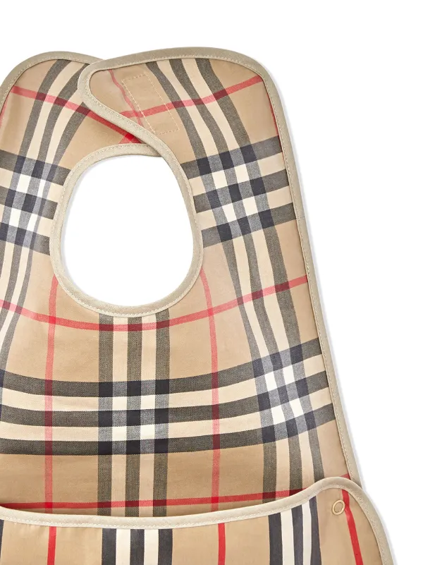 Burberry store baby bib