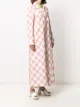 Giambattista Valli manteau long à motif géométrique