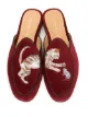 Shanghai Tang x Bing Xu embroidered loafer mules