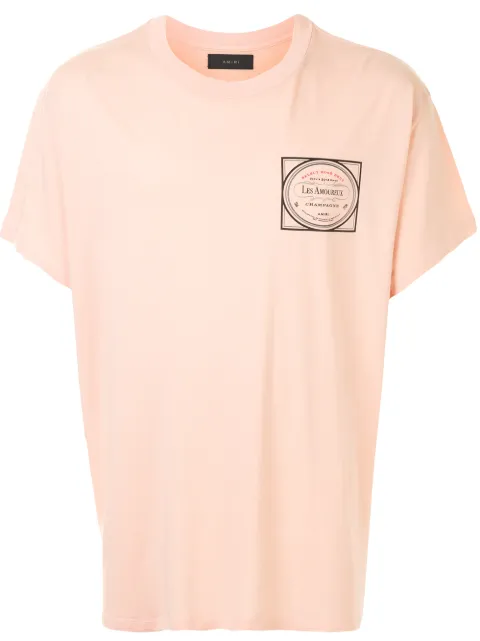 AMIRI kortærmet T-shirt med tryk