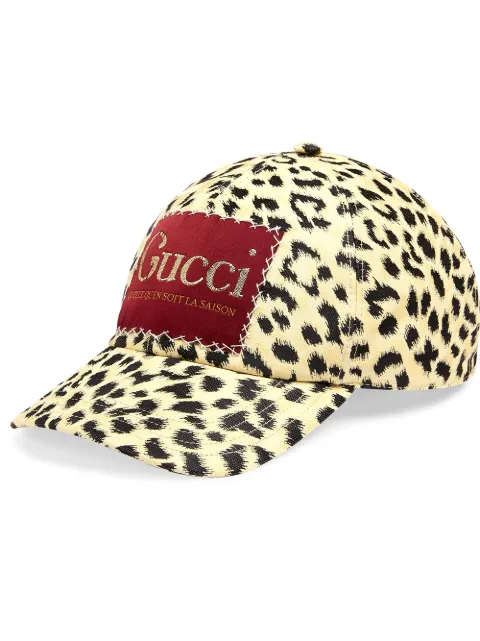 gucci leopard trainers