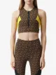 Burberry Cropped-Oberteil mit Print