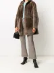 Image 2 of Liska hooded shearling coat