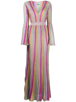 missoni metallic dress