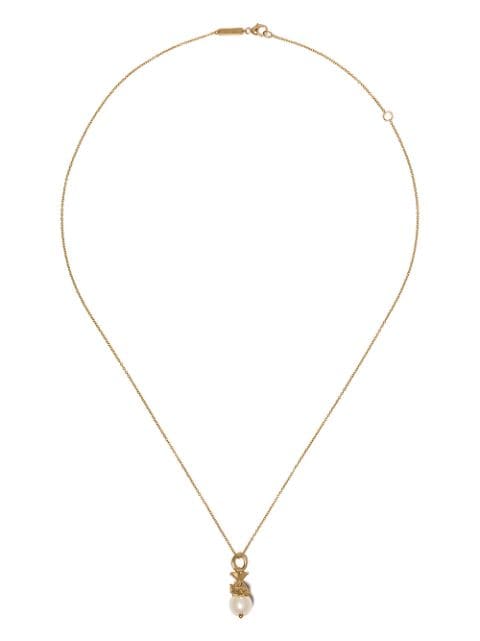Stephen Webster 18kt yellow gold Pisces Astro Ball pearl necklace