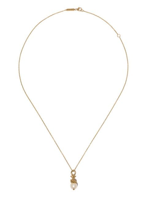 Stephen Webster collar Pisces Astro Ball en oro amarillo de 18kt con dije de perla