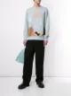 Image 2 of Ports V long sleeve landscape knitted jumper