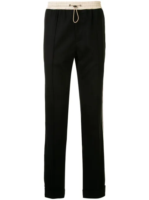 Ports V drawcord-waist tailored trousers