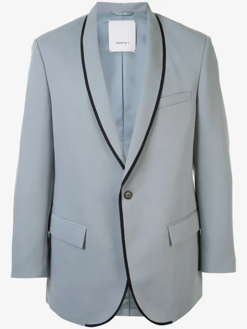 Ports V blazer med sjalslag