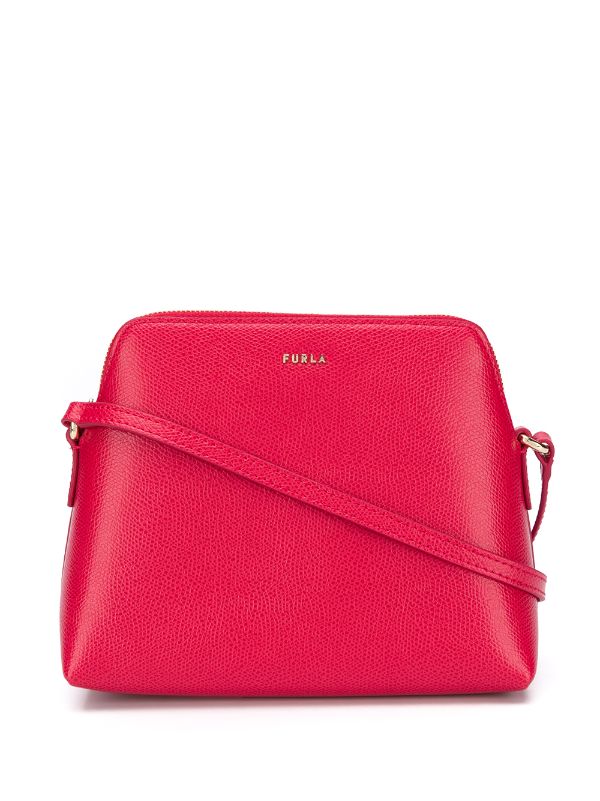 furla red shoulder bag