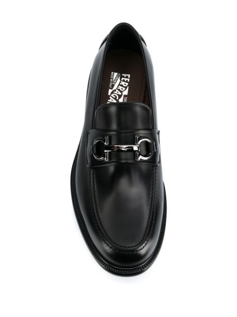 salvatore ferragamo gancini leather loafer