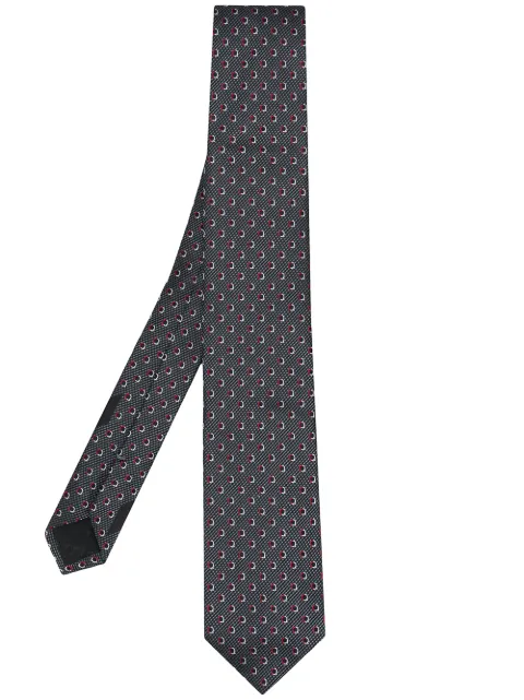 Ferragamo Gancini fine-weave tie