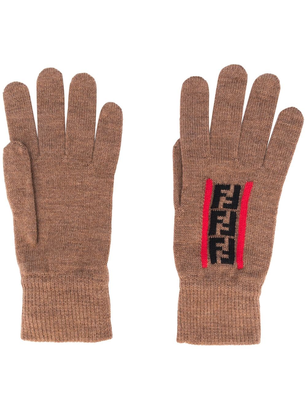 фото Fendi перчатки с логотипом zucca