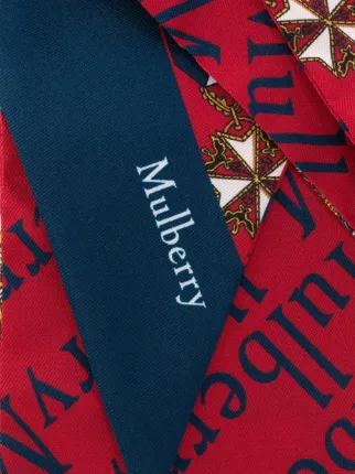 medallion-print logo scarf展示图