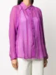 Mara Hoffman sheer long-sleeve shirt