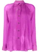 Image 1 of Mara Hoffman sheer long-sleeve shirt