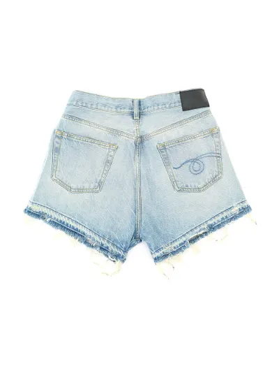 R13 crossover denim shorts blue | MODES