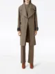 Burberry houndstooth check wool double-breasted coat