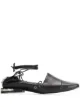 Image 1 of Toga Pulla ankle tie hardware detail ballerinas