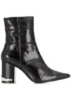 Image 1 of Toga Pulla contrast panel hardware detail ankle boots
