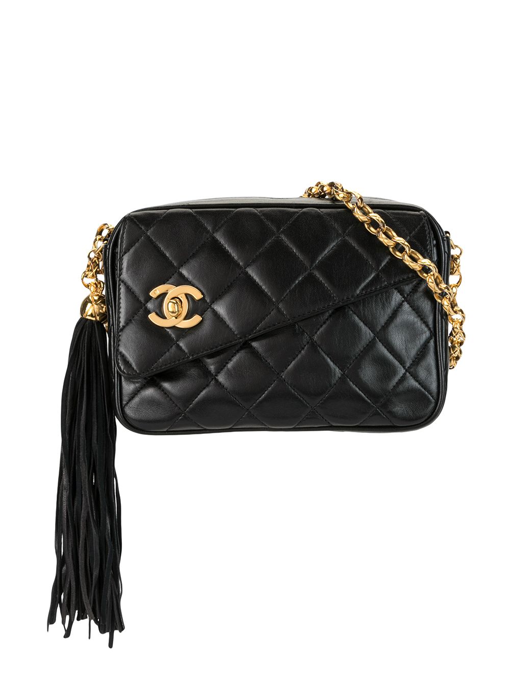 CHANEL Pre-Owned 1992 quilted CC shoulder bag – Black