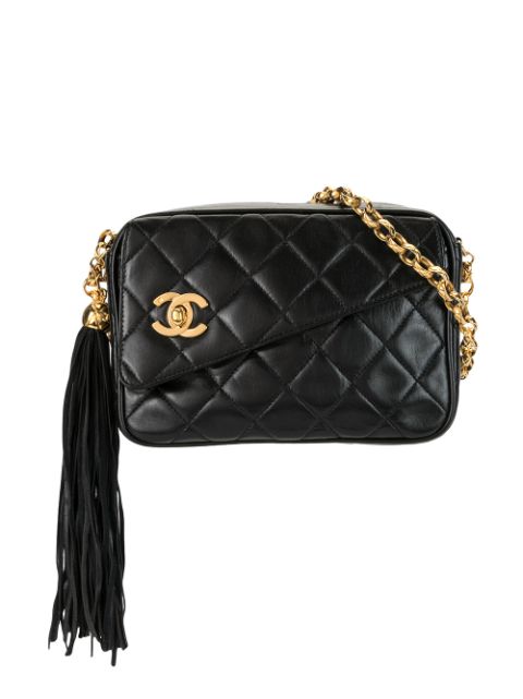 CHANEL 1992 quilted CC shoulder bag Women