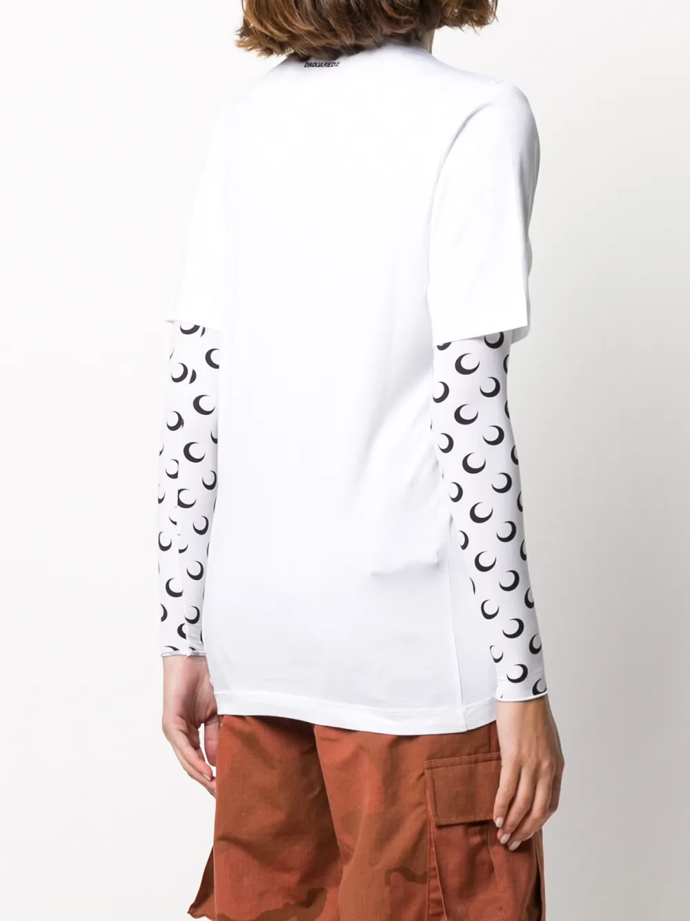 DSQUARED2 T-shirt met print Wit