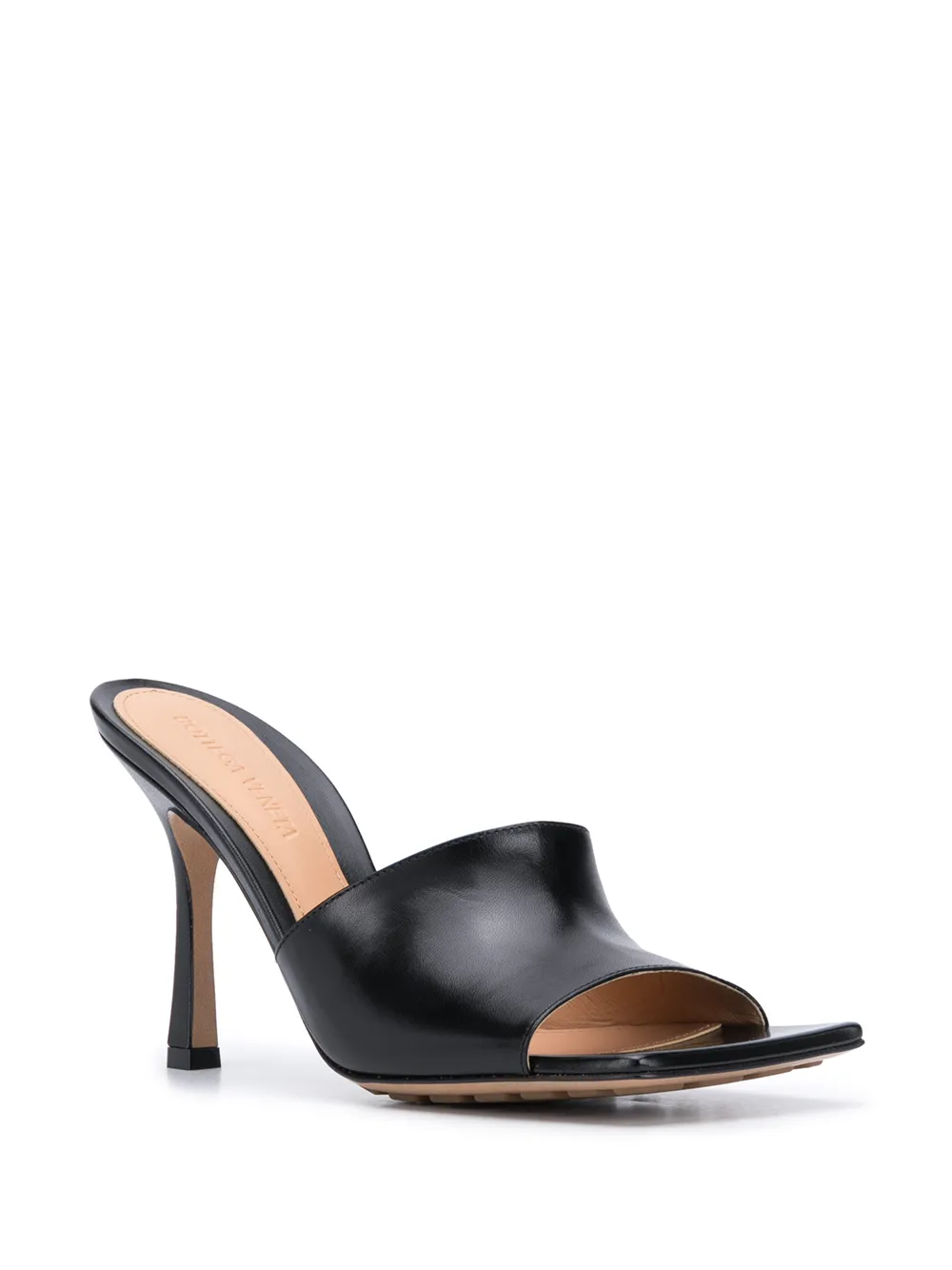Image 2 of Bottega Veneta stretch open square toe sandals