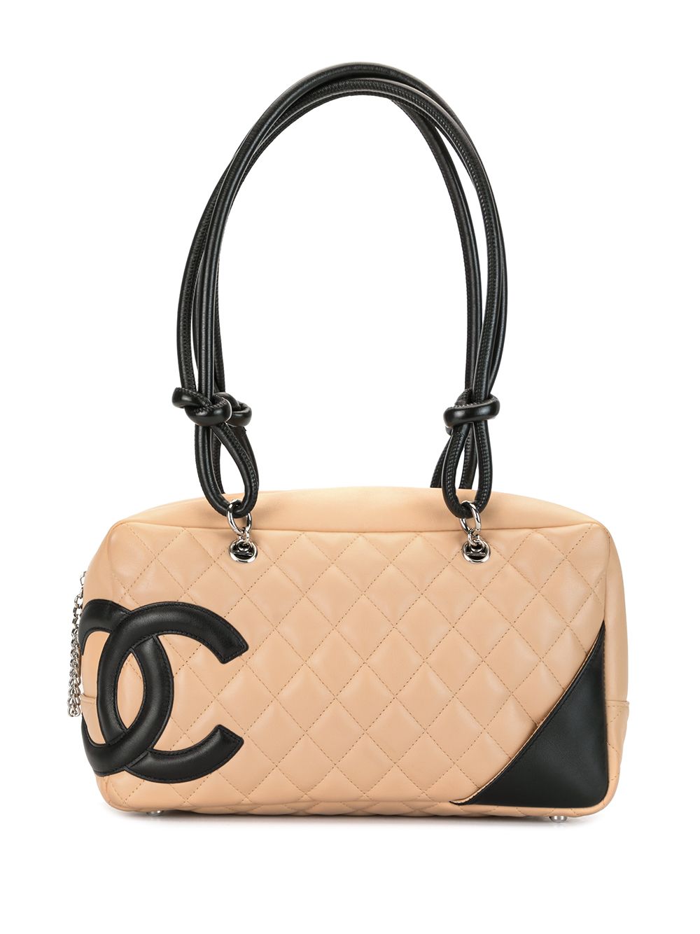 фото Chanel pre-owned стеганая сумка на плечо cambon 2005-го года с логотипом cc