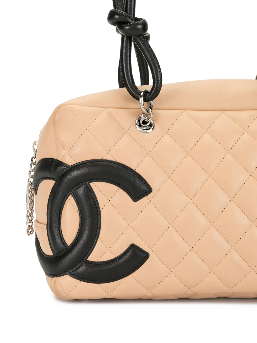 фото Chanel pre-owned стеганая сумка на плечо cambon 2005-го года с логотипом cc