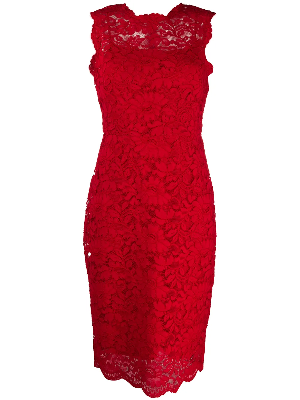 ralph lauren red lace dress