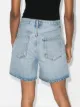 AGOLDE wrap waist denim shorts