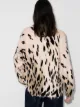 R13 oversize cheetah jumper