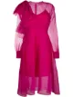 Image 1 of MSGM bow detail A-line dress