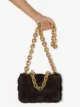 Bottega Veneta The Chain Cassette suede shoulder bag