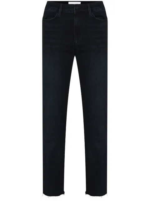 FRAME cropped straight-leg jeans