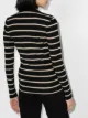 Ninety Percent striped roll neck top