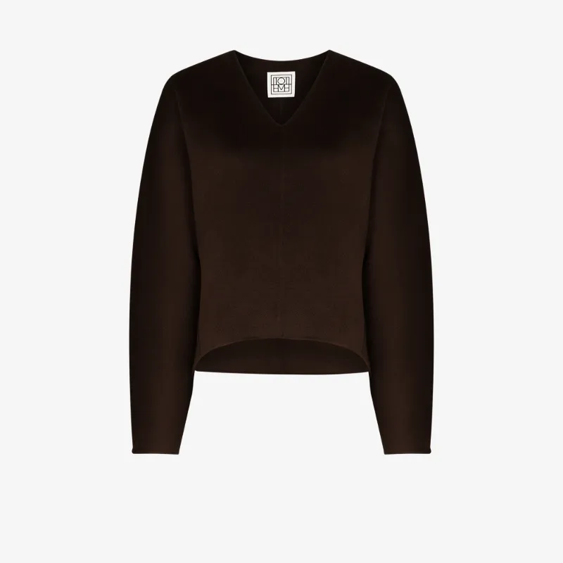 TOTÊME RENNES CASHMERE AND WOOL SWEATER