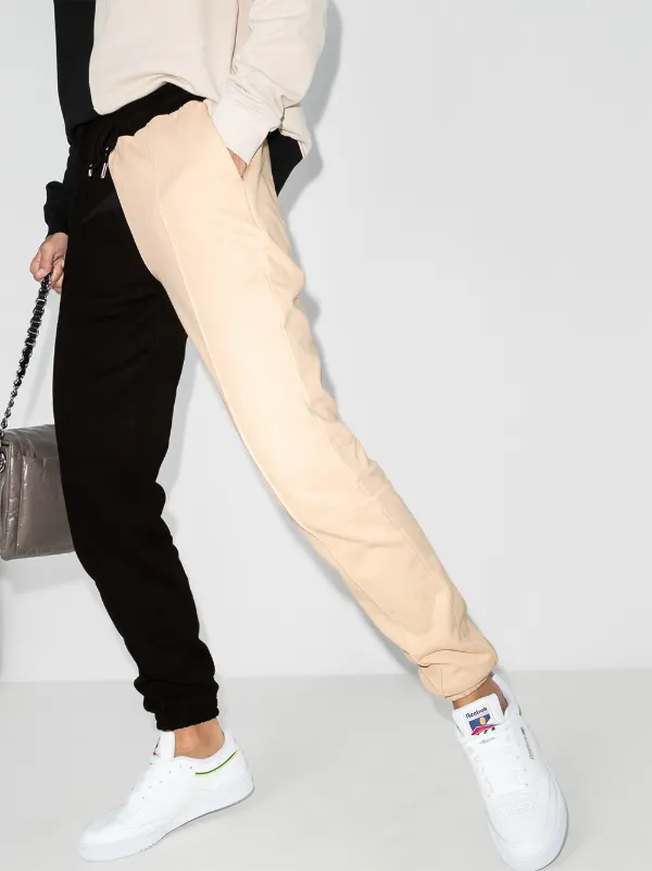 two tone track pants