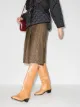 Image 2 of Gucci houndstooth knife-pleat midi skirt