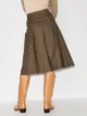 Gucci houndstooth knife-pleat midi skirt
