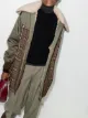 Image 2 of See by Chloé check-panel zip-up parka coat