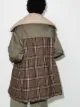 See by Chloé check-panel zip-up parka coat