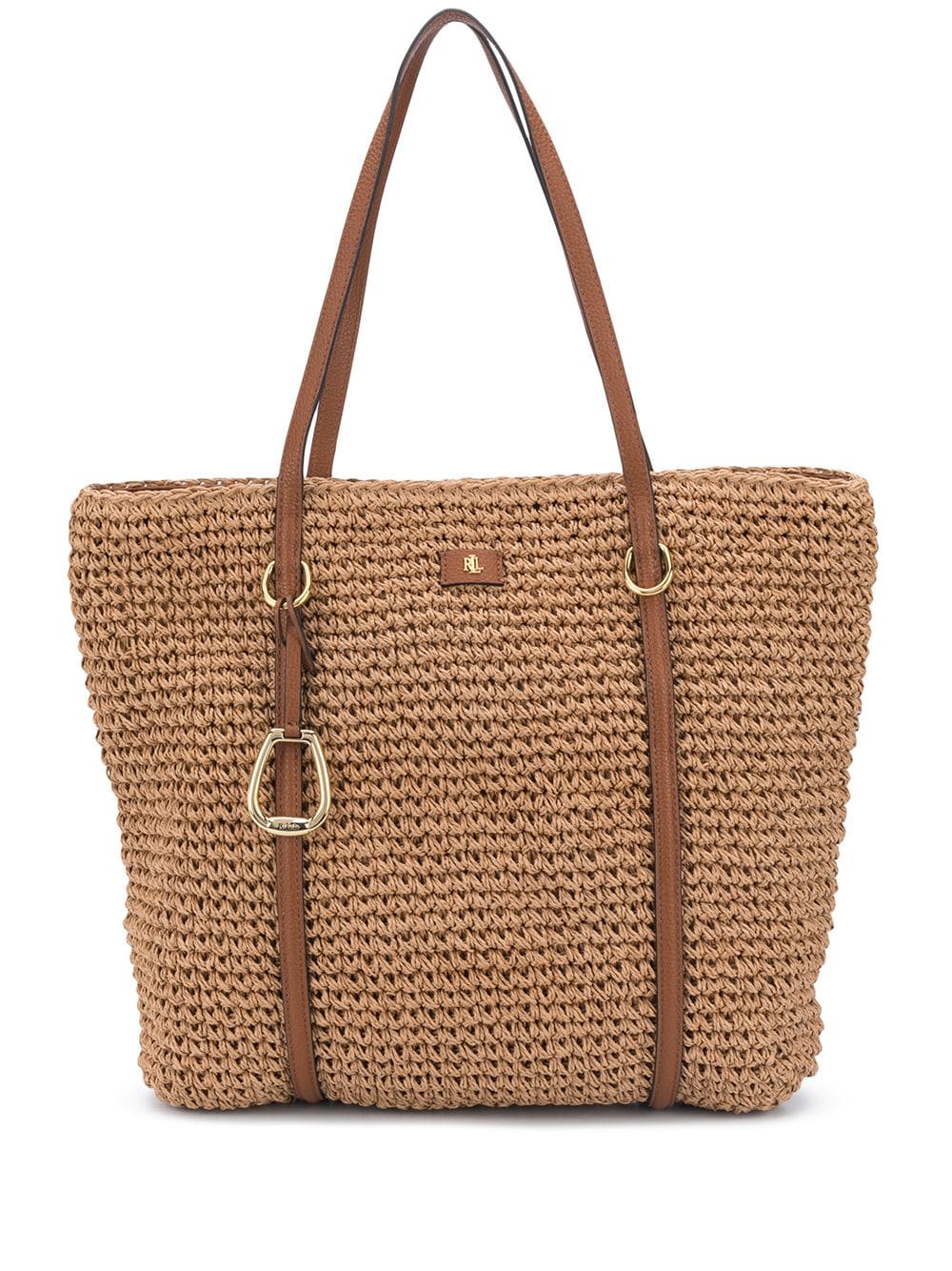 ralph lauren straw tote