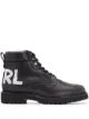 Image 1 of Karl Lagerfeld Terra brush logo boots