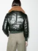 Chloé shearling collar zip-up jacket